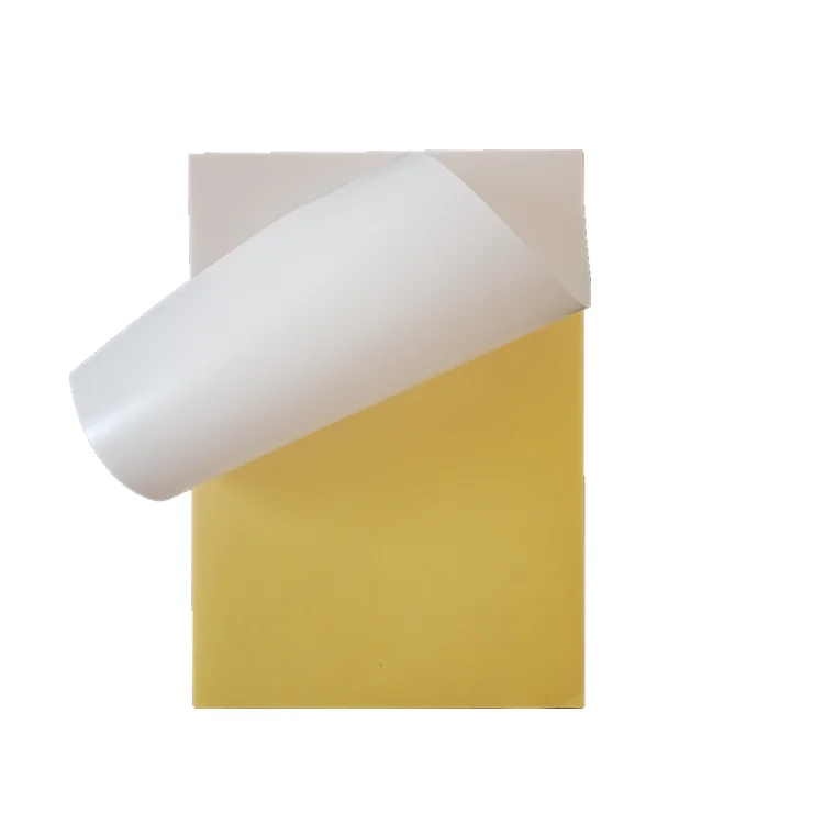 High-quality Smooth white mirror casting coating self-adhesive label sticker