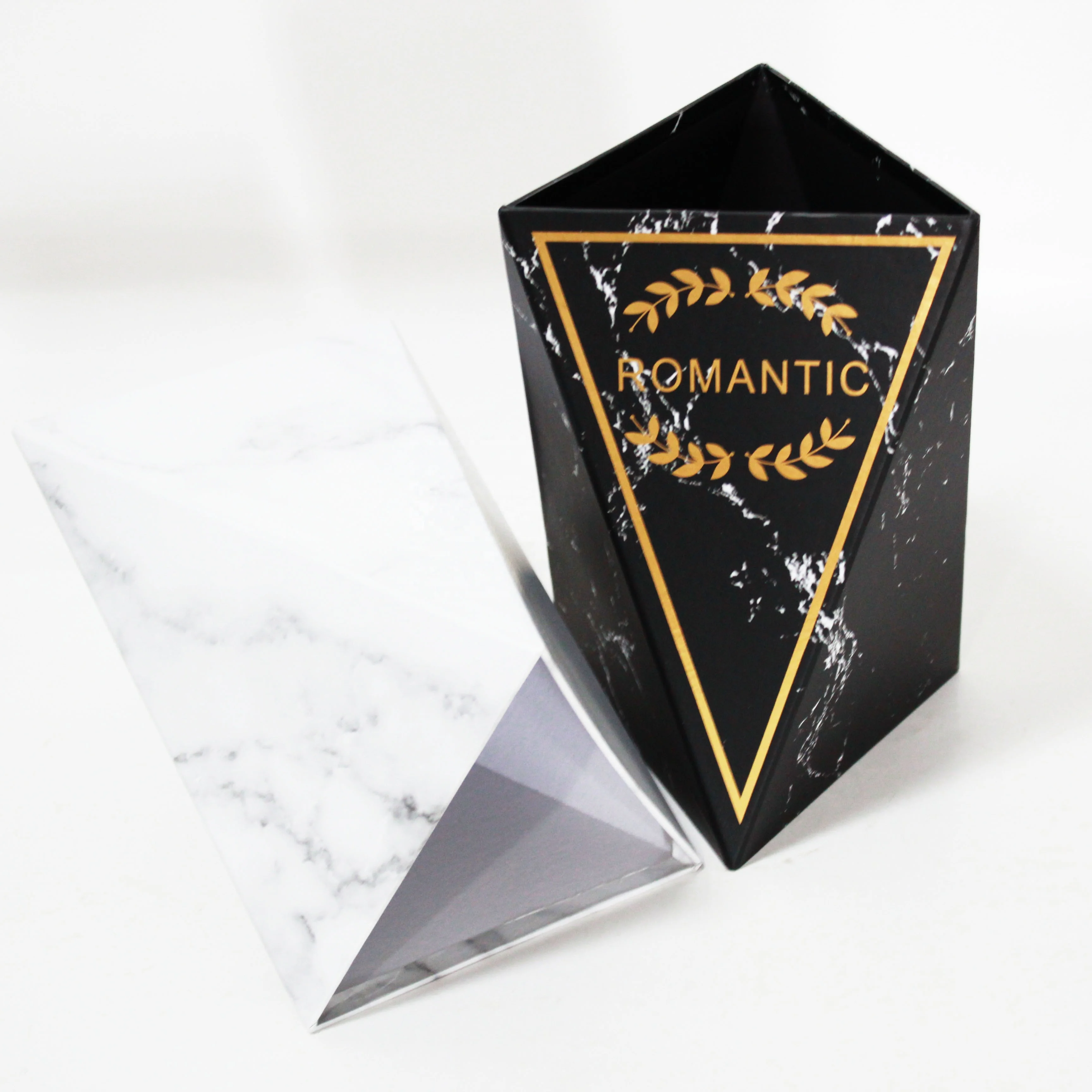 Wholesale custom logo Unique luxury unusual Paper Packaging gift corrugated flower box