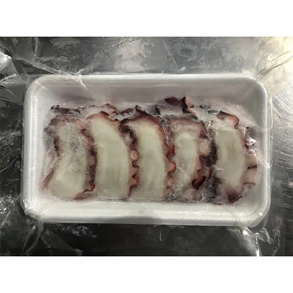 
 Нарезанные ножки осьминога 200 г, цена на морепродукты с умелой техникой  