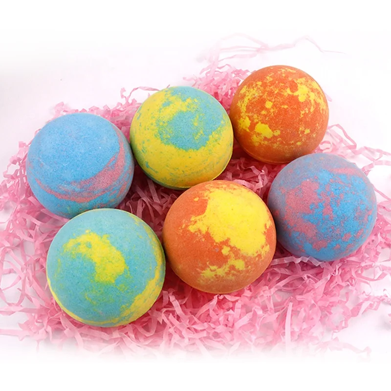 bath bombs with toys wholesale Exploding toy bath Salt ball Children bubble tub 100g Colourful Bulk cheap bath ball wholesale