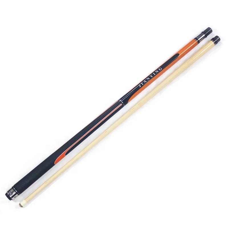 Fast Speed  Uni-Lock Stainless Steel Joint 13mm Tip Maple Wood Shaft Rubber Sleeve Butt Billiard Pool Cue Stick