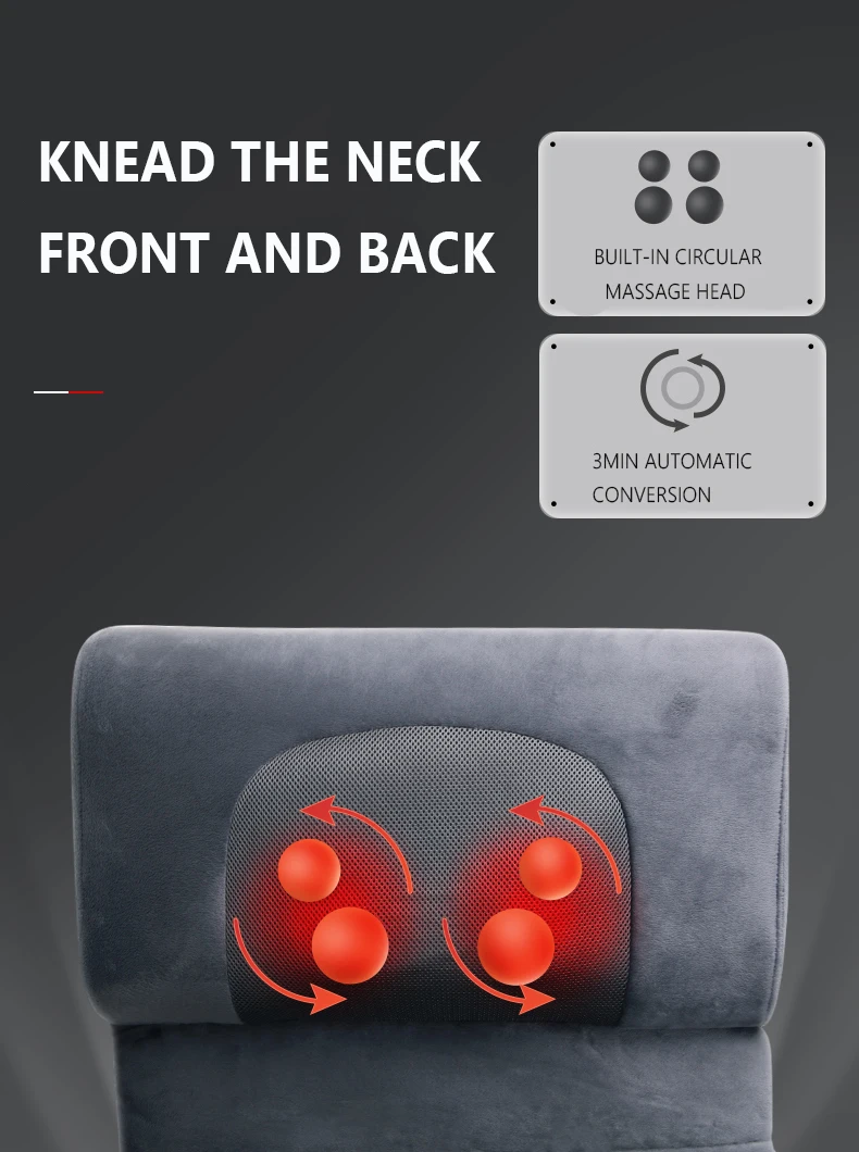 Infrared Electric Topper Folding Full Body Massager Mat Pad Shiatsu Heating Massage Bed Mattress