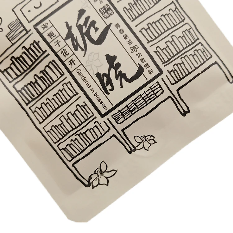 
Biodegradable Triangular Pyramid Nylon Empty Heat Seal Tea Packaging Bag With String And Tag 