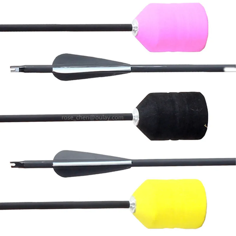 Archery Sport EVA CS Shooting Game Arrow Sponge Safty Heads Sponge Foam Tips Archery Tag Arrows Wholesale Hunting