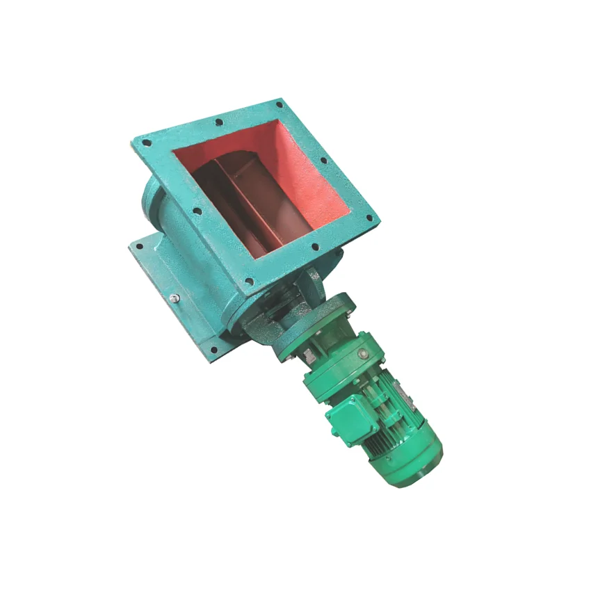 
Dust resistant square flange motorized rotary valve airlock for cement industry / low price rotary airlock valve 