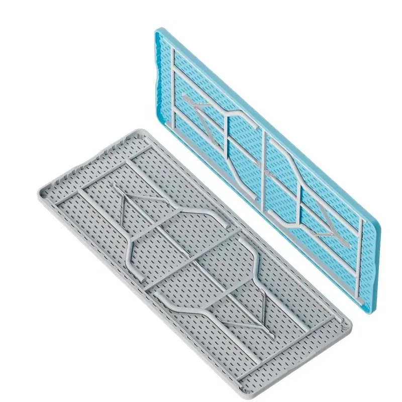 Benjia Easy Square Plastic Folding Dinning Table 6FT Table Plastic Folding Card Table