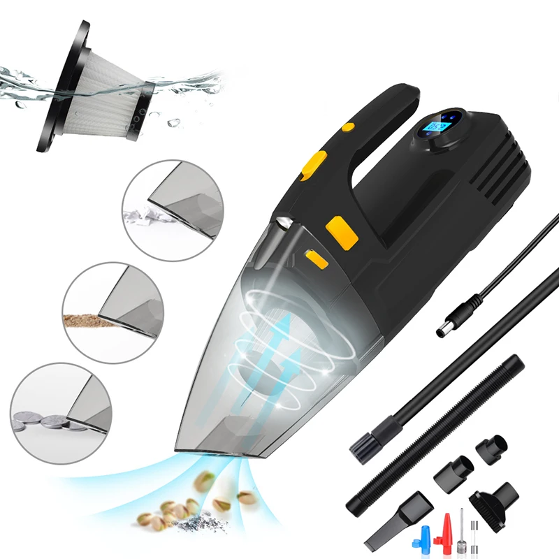 Беспроводной портативный пылесос высокой конфигурации 40 Вт/50 Вт 2000 мАч 5000 ПА для сухой и влажной уборки