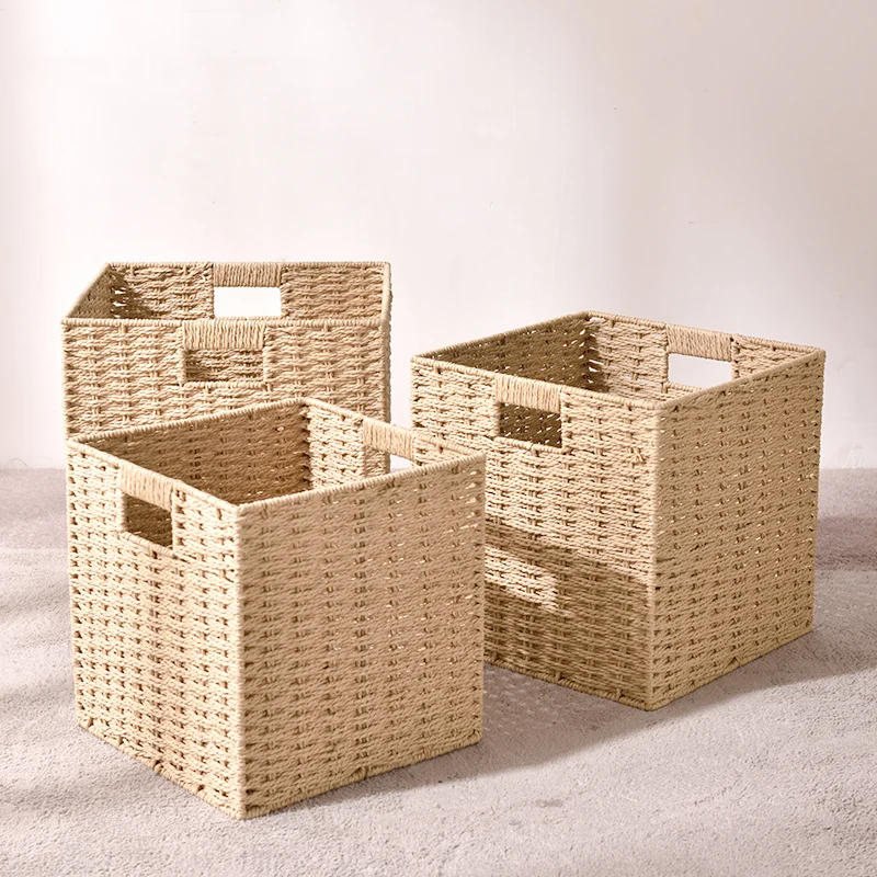 Корзина для хранения из ротанга