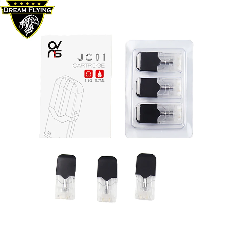 2019 New design 100% no leaking empty cbd vape pen pod OVNS JC01 pod ceramic coil pods