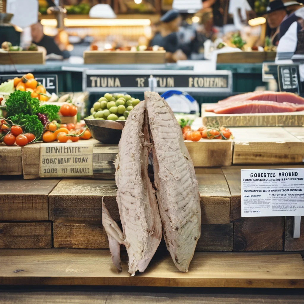 Fresh Seafood 300 - 500 g Frozen Bonito Tuna Fish for Market