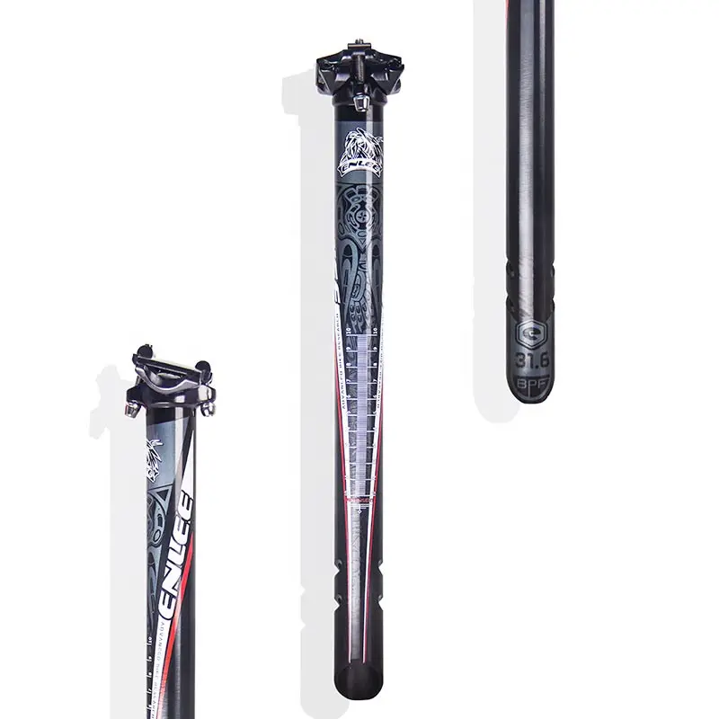 
 high quality ultra-light mountain seat tube road bicycle aluminum sitting rod 30.9/31.6MM integral seat tube 400mm seat rod  