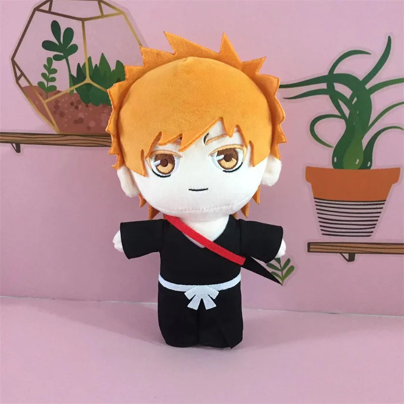 Cute BLEACH Plush Toy Ulquiorra Cifer Kuchiki Rukia Ichimaru Gin Anime Cosplay Plush Doll Toy 20cm Soft Stuffed Pillow Fans Gift