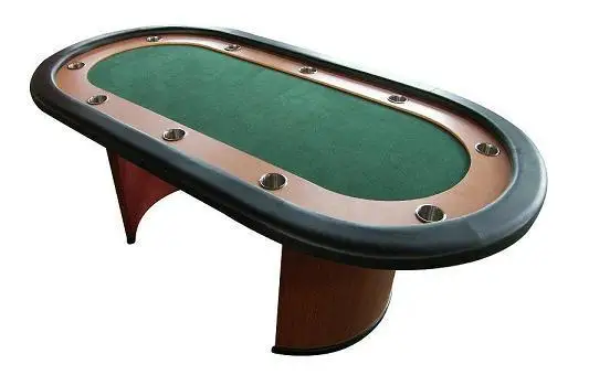 KBL-C1001 10-Player Deluxe Poker chip gambling table