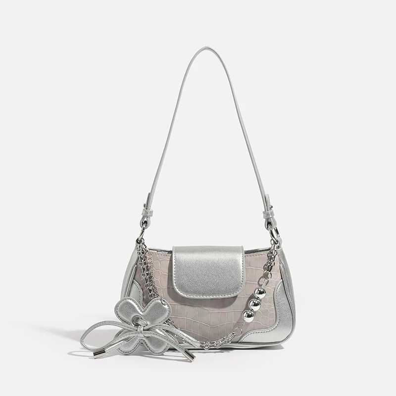 Модные новые сумки 2024 легкие роскошные женские кожаные для подмышек дизайнерские кошельки девочек