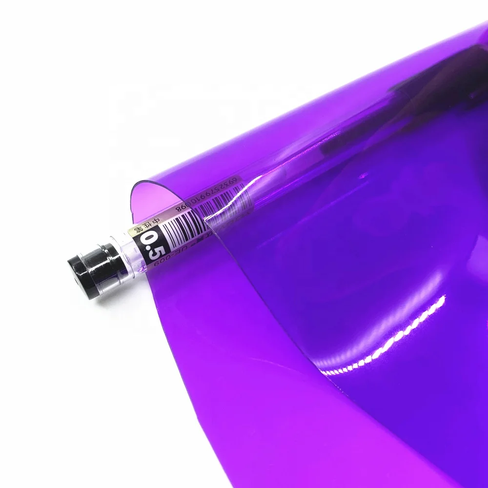 0.7mm Transparent colorful TPU film used for fashion bags