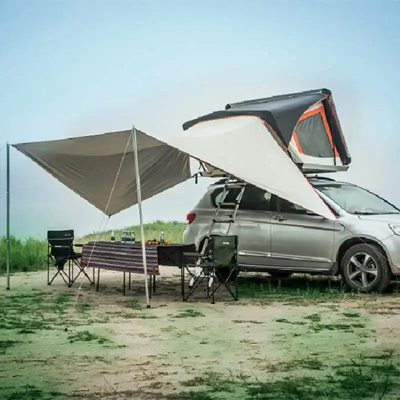
Newly High Quality 2 person Automatic Hard Aviation Aluminum Shell outdoor camping Camper SUV Car 4X4 Roof Top Tent for sale 
