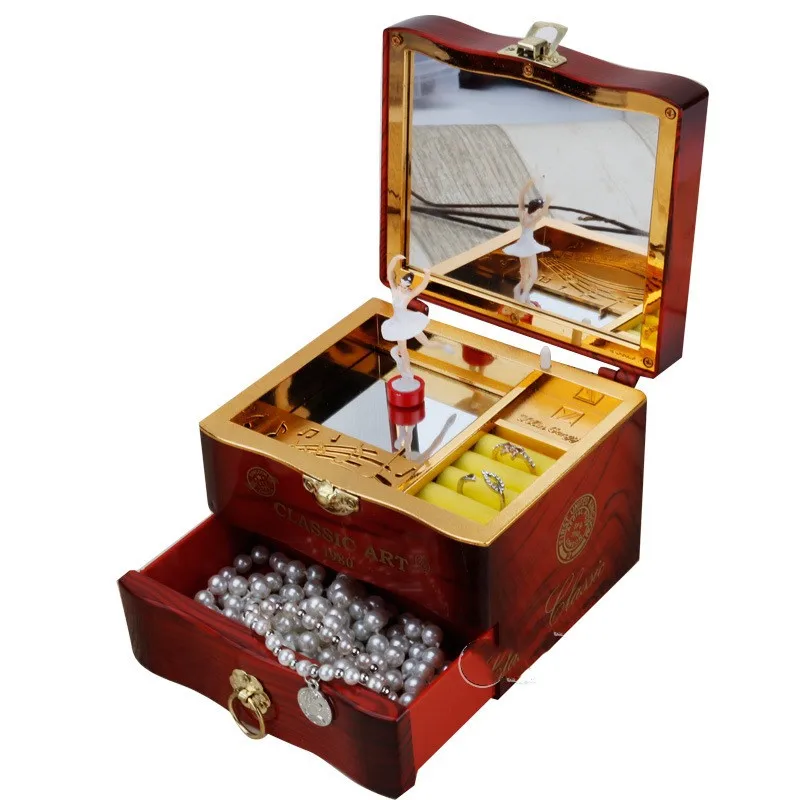 AL Dancing piano sewing machine typewriter music box birthday gifts romantic gifts home decoration ornaments music box