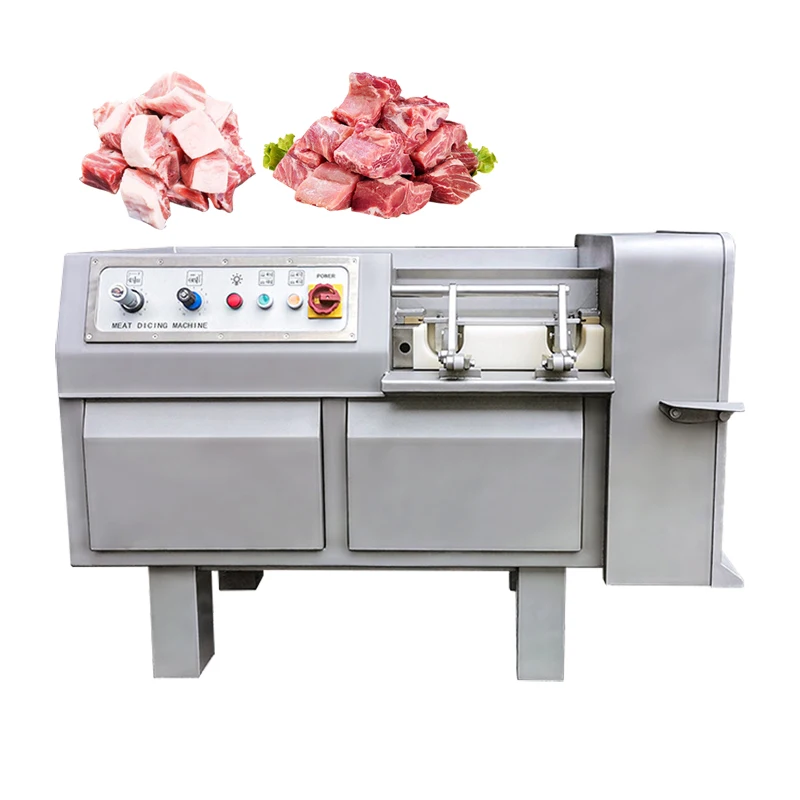 Fully automatic Chicken Beef Pork Cube Cutter  Cutter Meat Dicer Machine