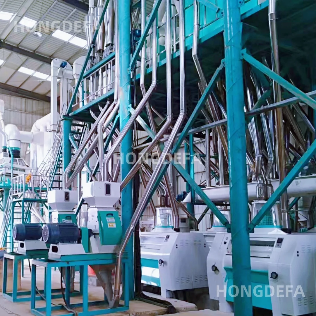 Хорошее качество кукурузная мука мельница завод для Африки