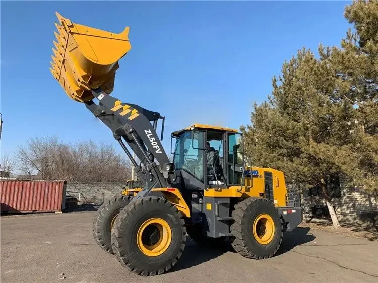 China Factory Hot Sale ZL50FV 5ton 2.5~4.5m3 Small Bucket Shovel Wheel Loader Used Front Loader with 5 Ton Engine Spare Parts