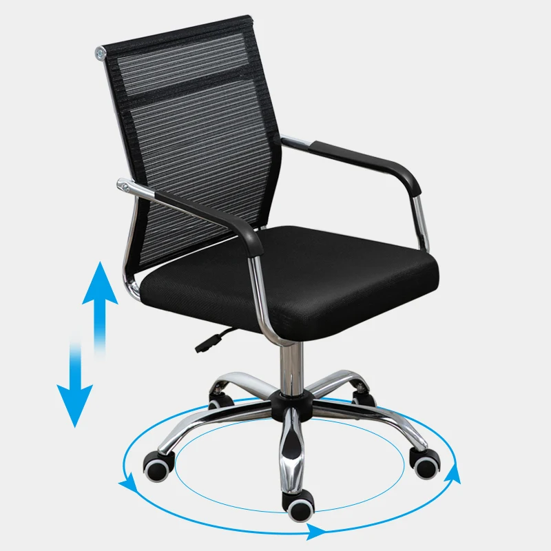 Wholesale High quality ergonomic comfortable meeting revolving wheel office chair gas lift