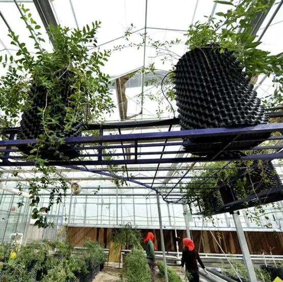 high quality Cylindrical plastic flower pots new durable double colors air roots pruning pots