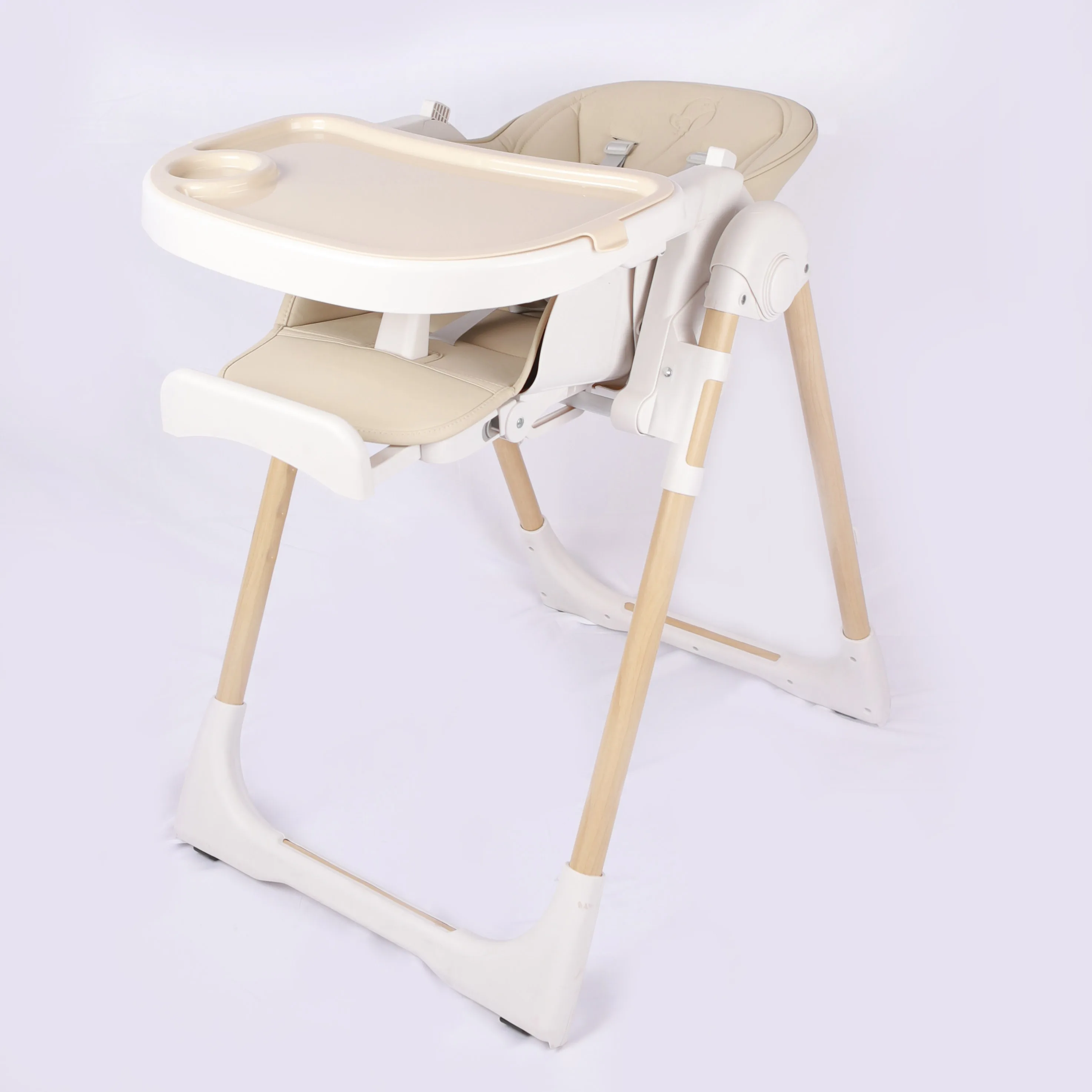 New Arrival Latest Design Baby Furniture High Chair Wood Grain Dining Chair