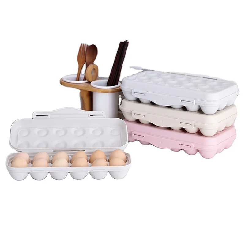 Sanwei Best Selling Custom Cheap Stackable Transparent Refrigerator Plastic Egg Storage Trays Egg Box