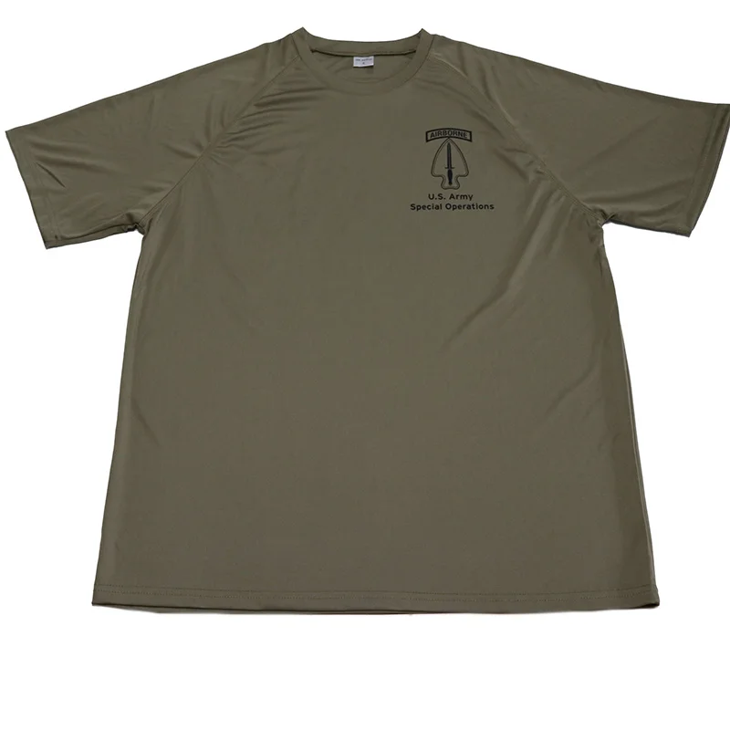 Oem Men Bottle Recycled Polyester T-shirt GRS Certificated Sustainable Eco-Friendly RPET Breathable Sport Tee