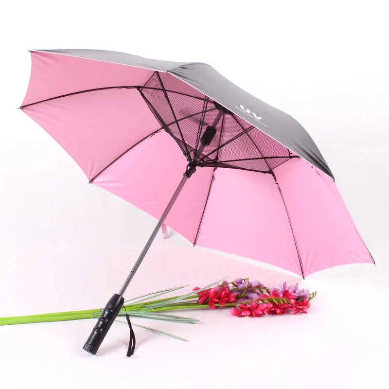 Новый электрический вентилятор воздушный Зонт летний крутой с вентилятором зонтик USB интерфейсом перезаряжаемый зонт