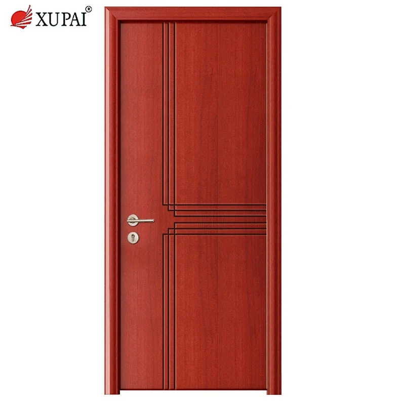
jiangshan xupai wooden door cheap price french style MDF door 