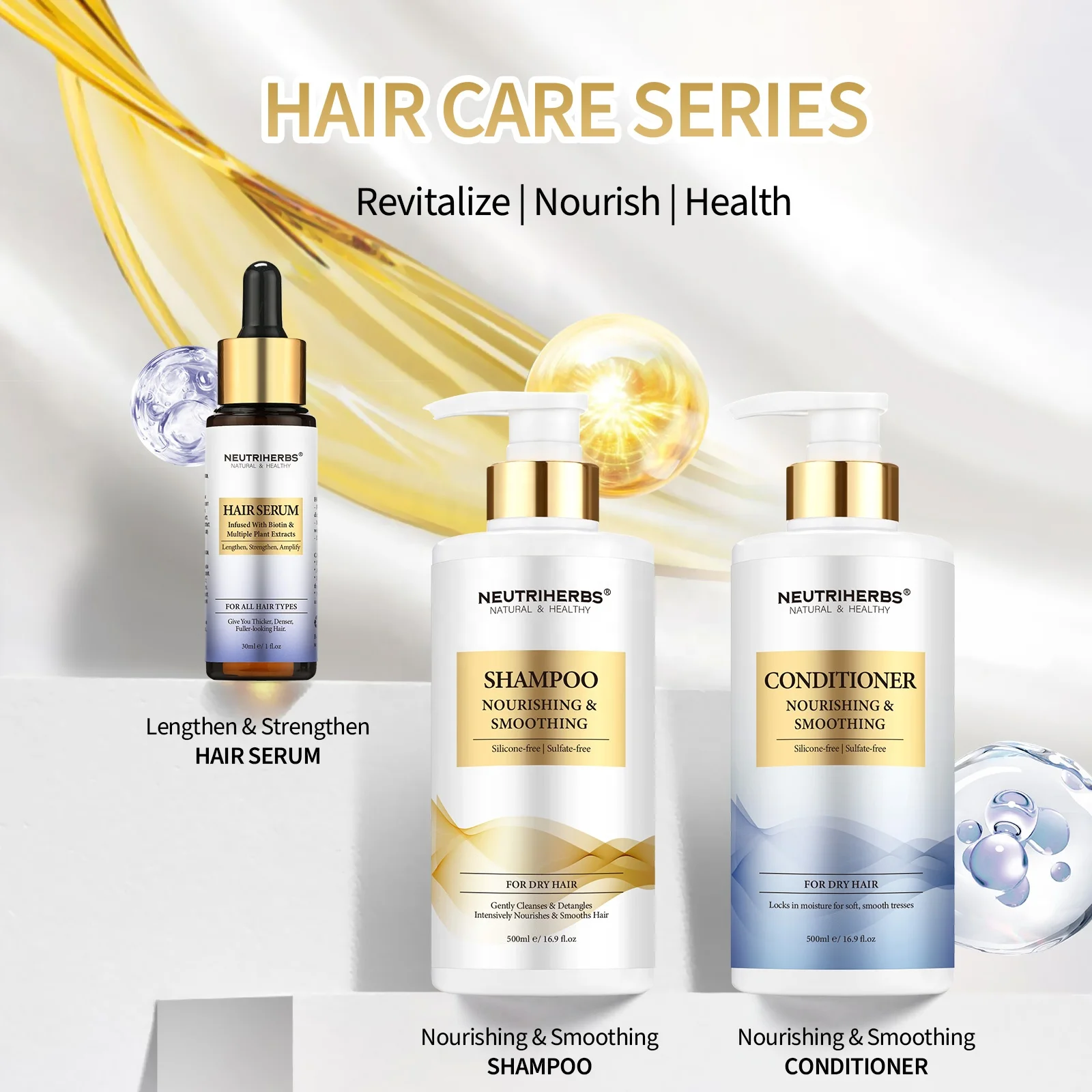 Natural hair regrowth serum vegan hair loss treatments serum for hair growth