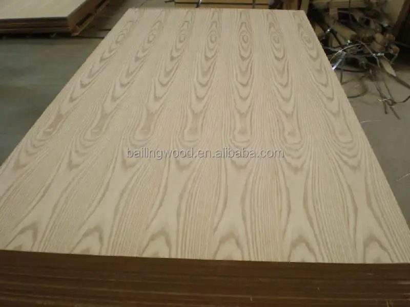 12202440 mm natural veneer mdf high quality red oak veneer mdf natural veneer mdf for decoration
