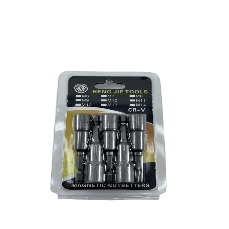 Magnetic Nut Set Material Connecting 10*65 Rod Magnet 40CR Driver Wheel Nut Socket Sets
