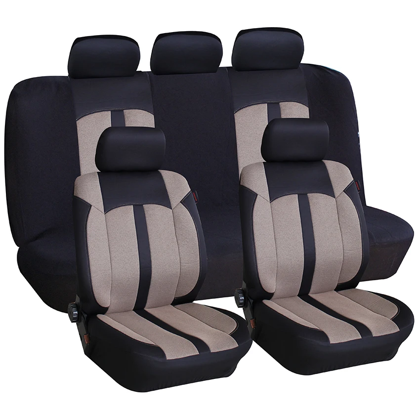 Hot Sale Universal All Seasons Fit Car Accessories Seat Covers 9pcs Single Mesh Car Seat Cover