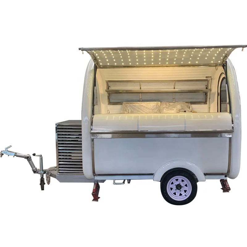 catering customized  hotdog burger food trailer mobile food cart