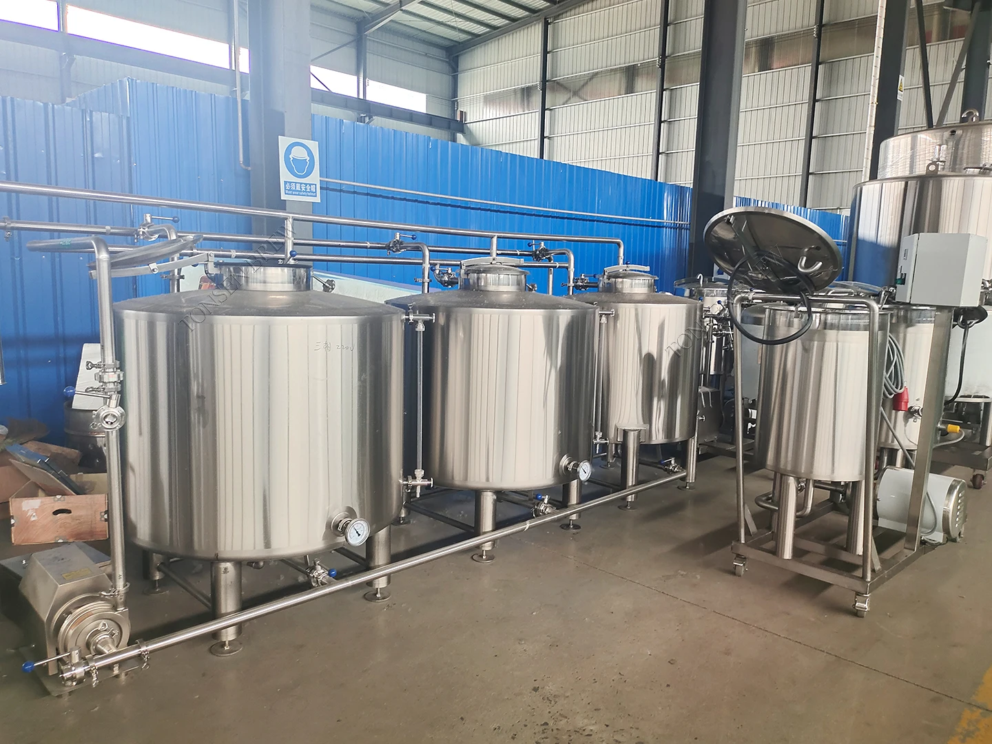 Automatic CIP Cleaning System Washing Machine 50l 100l 1000l Stainless Steel beer brewery CIP cleaning tank In brewing System