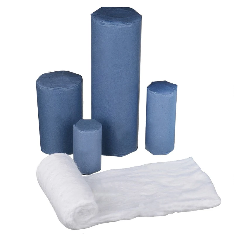 
Hot sale OEM sterile medical cotton fabric roll medical cotton rolls  (62432472269)