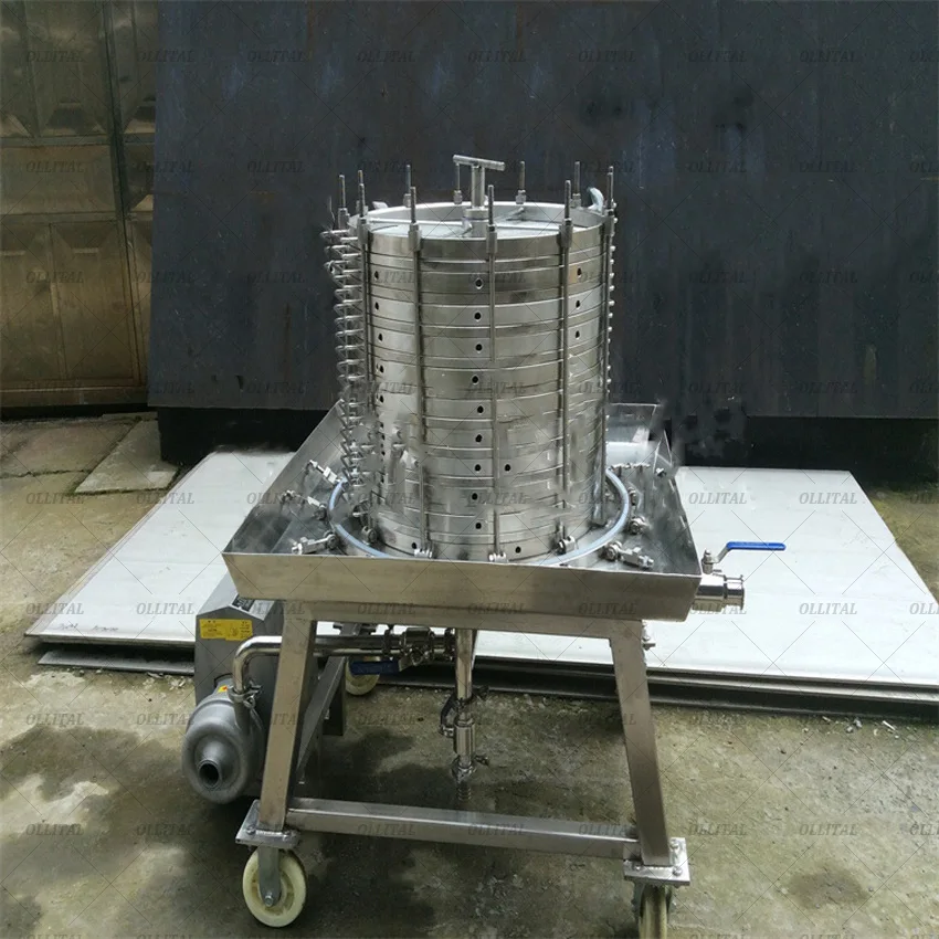 Filter Press Sludge Water Treatment Equipment Pressure Washing Sand Filter Press Acid And Alkali Resistant Sewage Filter