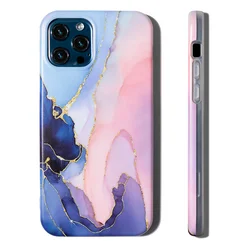 Custom IMD Printing Design Smartphone Case with Phone Holder Marble Phone Case for Iphone 14 13 12 Pro Max