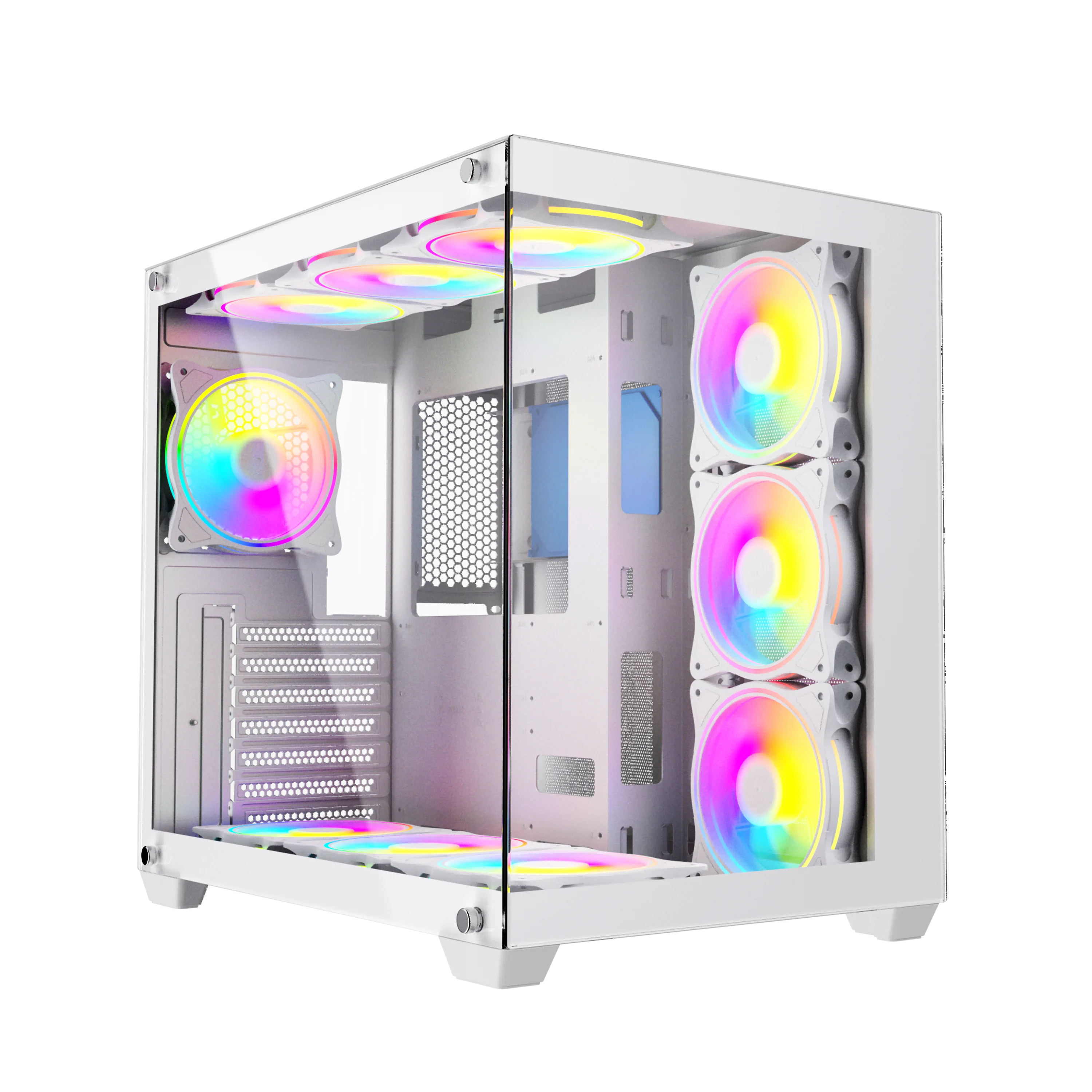 Корпус Powercase P285 для водяного охлаждения, изготовленный на заказ, корпус M-atx/ATX Tower для компьютера, корпус для настольного процессора, охлаждающий вентилятор для ПК