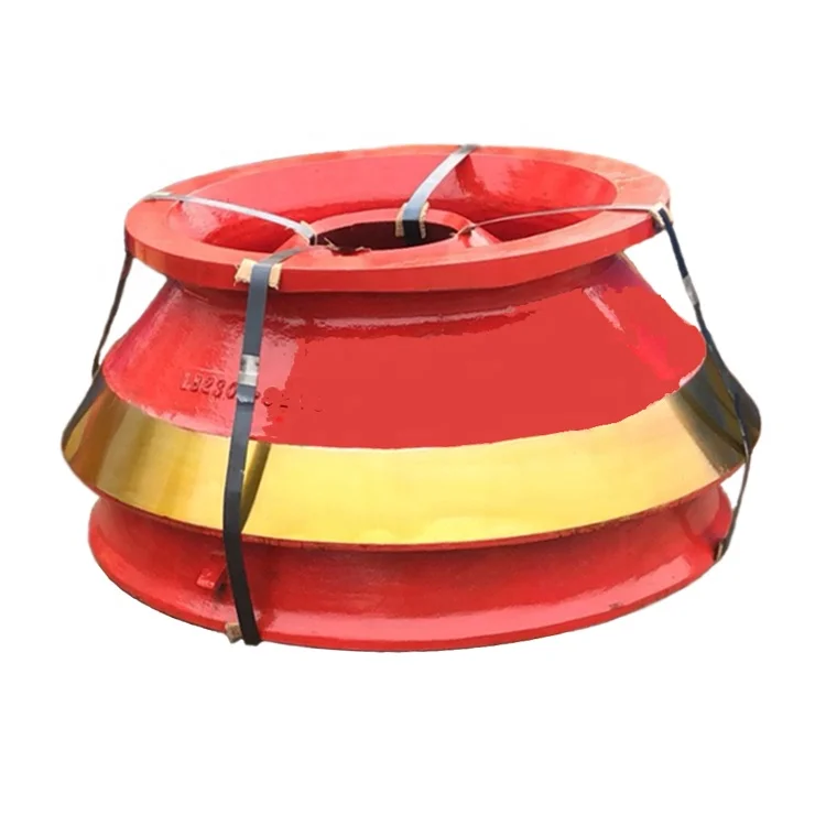 Antiwear Casting Parts Wear Parts HP300 Series Stone Cone Crusher Machine Bowl Liner