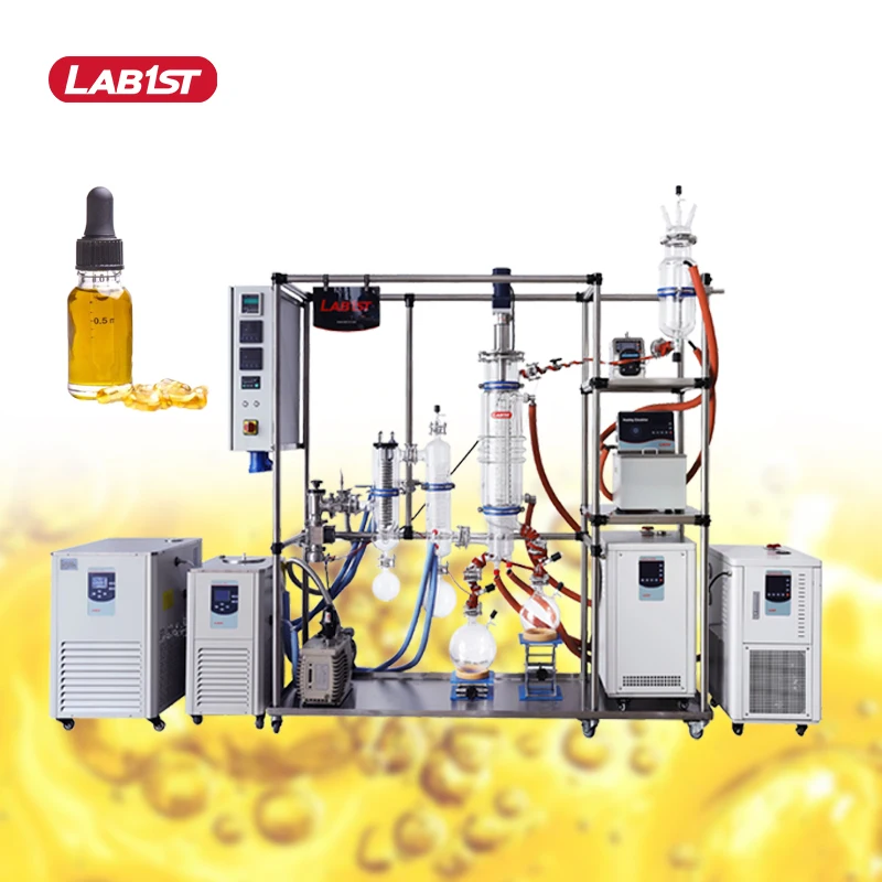 Fast Shipping Thin Film Short Path Molecular Distillation Equipment for Terpenes Hemp Evaporator
