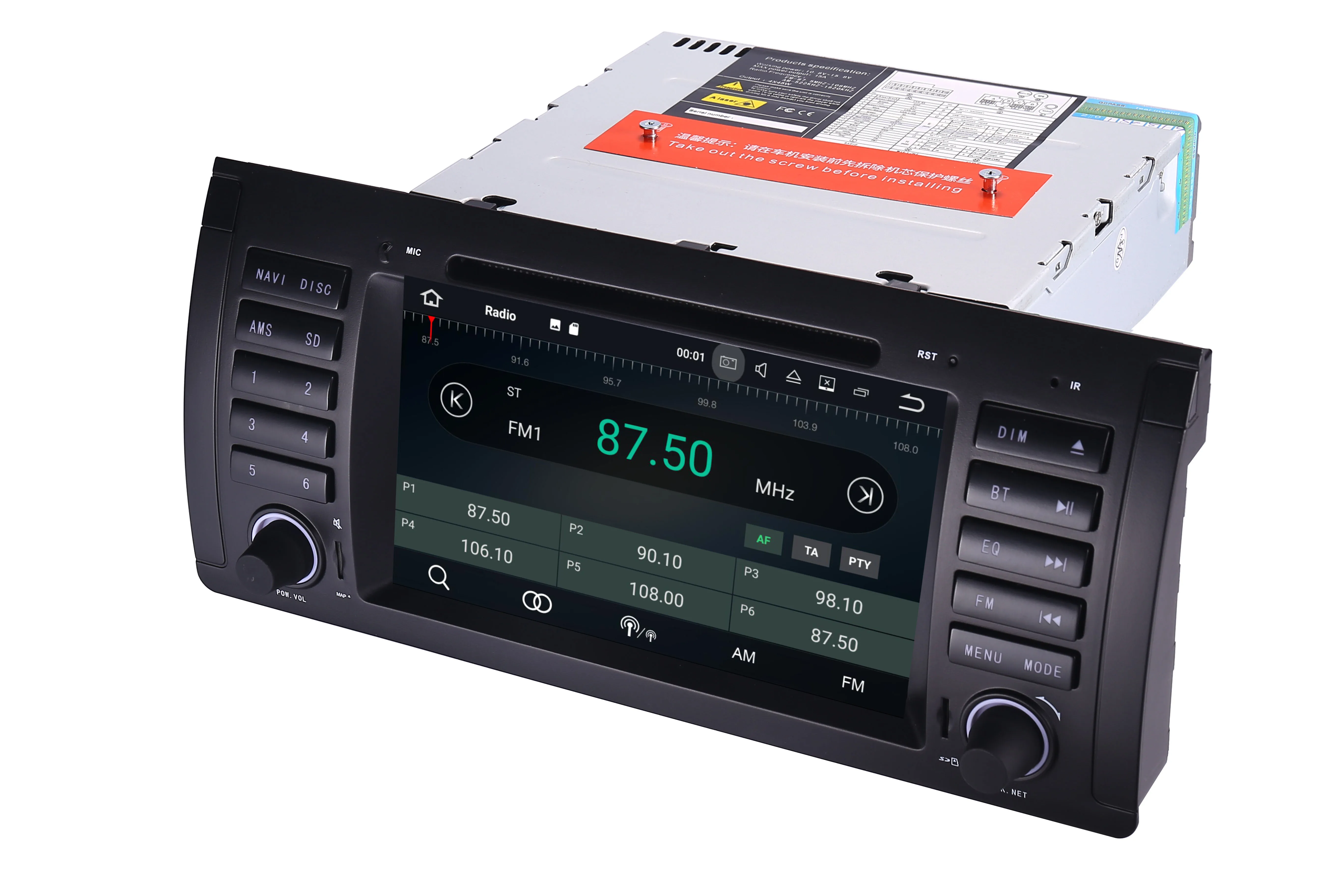 In Stock Android 10 Car DVD Player for BMW E53 X5 Wifi 4G Octa Core 1024X600 BT Radio RDS USB SD Steering Wheel Control Canbus