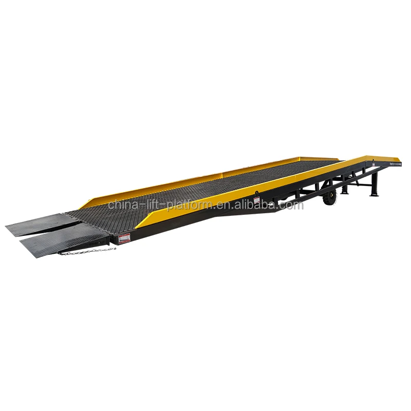 container dock leveler mobile truck ramp truck loading and unloading container ramp for forklift