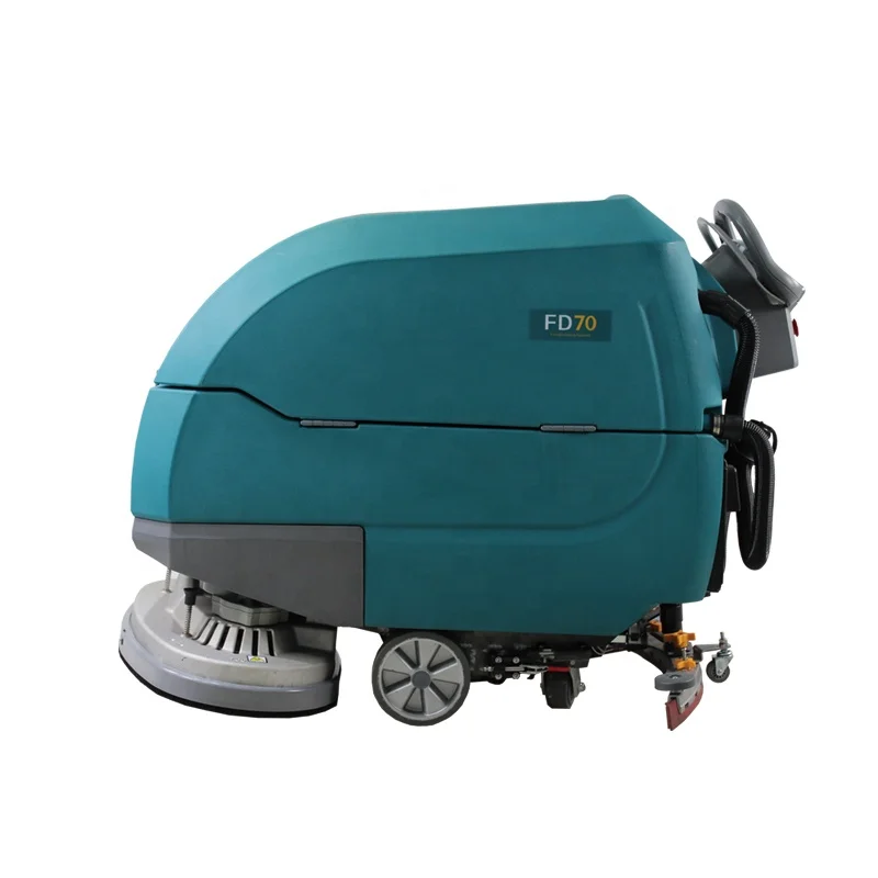 Top Quality Hardwood Floor Washing Low Noise Hand Push Floor Scrubber Walk Behind Auto Scrubber