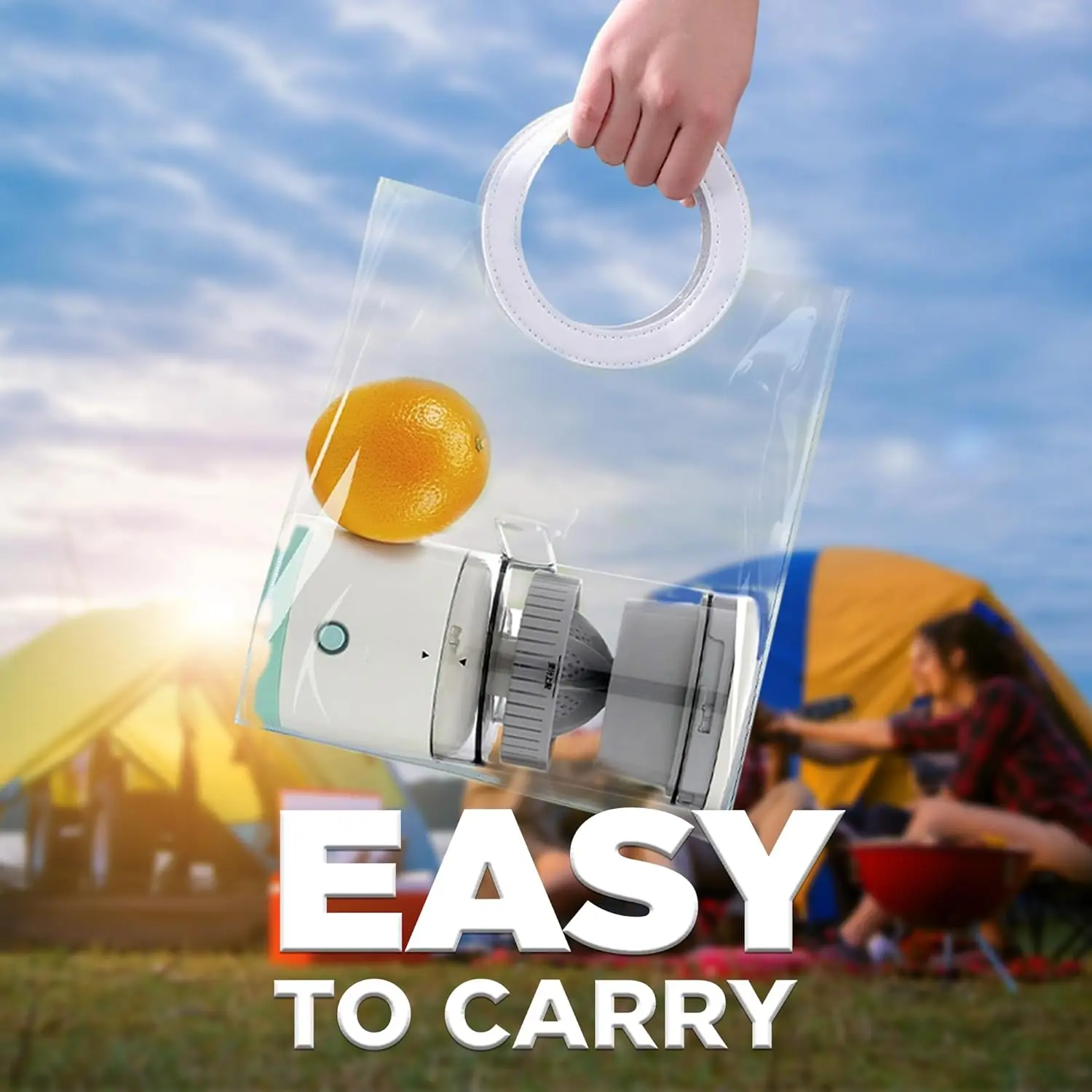 2024 Latest Models Oem Household Usb Charging Interface Low Noise Orange Juicer Squeezer Fresh Fruit Citrus Juicer