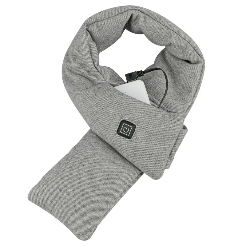 EMAF 2021 washable graphene far infrared sweet heating up heat pack neck scarves scarfd scarf knitting belt Prevent overheating