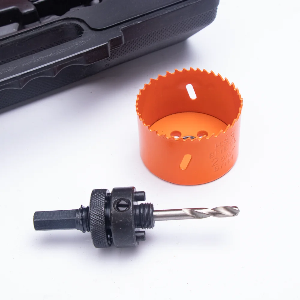 Hot Sale Masonry Tools HSS Core Drill Bit 9pcs Bi-Metal Hole Saw Set