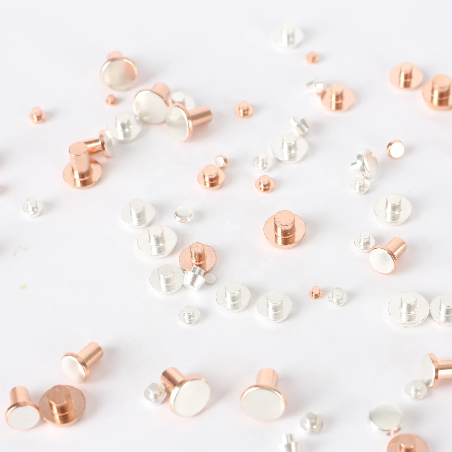 Aluminium Blind Solid Contact Rivet for Thermal Overload Switch